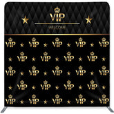 Lofaris Welcome Gold Vip Double-Sided Backdrop for Birthday